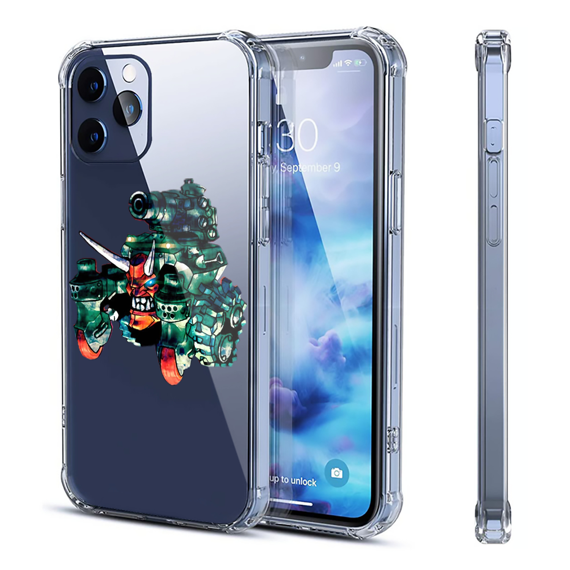 （画像用） 遊☆戯☆王 Yu-Gi-Oh! 【iPhone 12シリーズ対応】透明スマホケース（クリアソフトケース）
